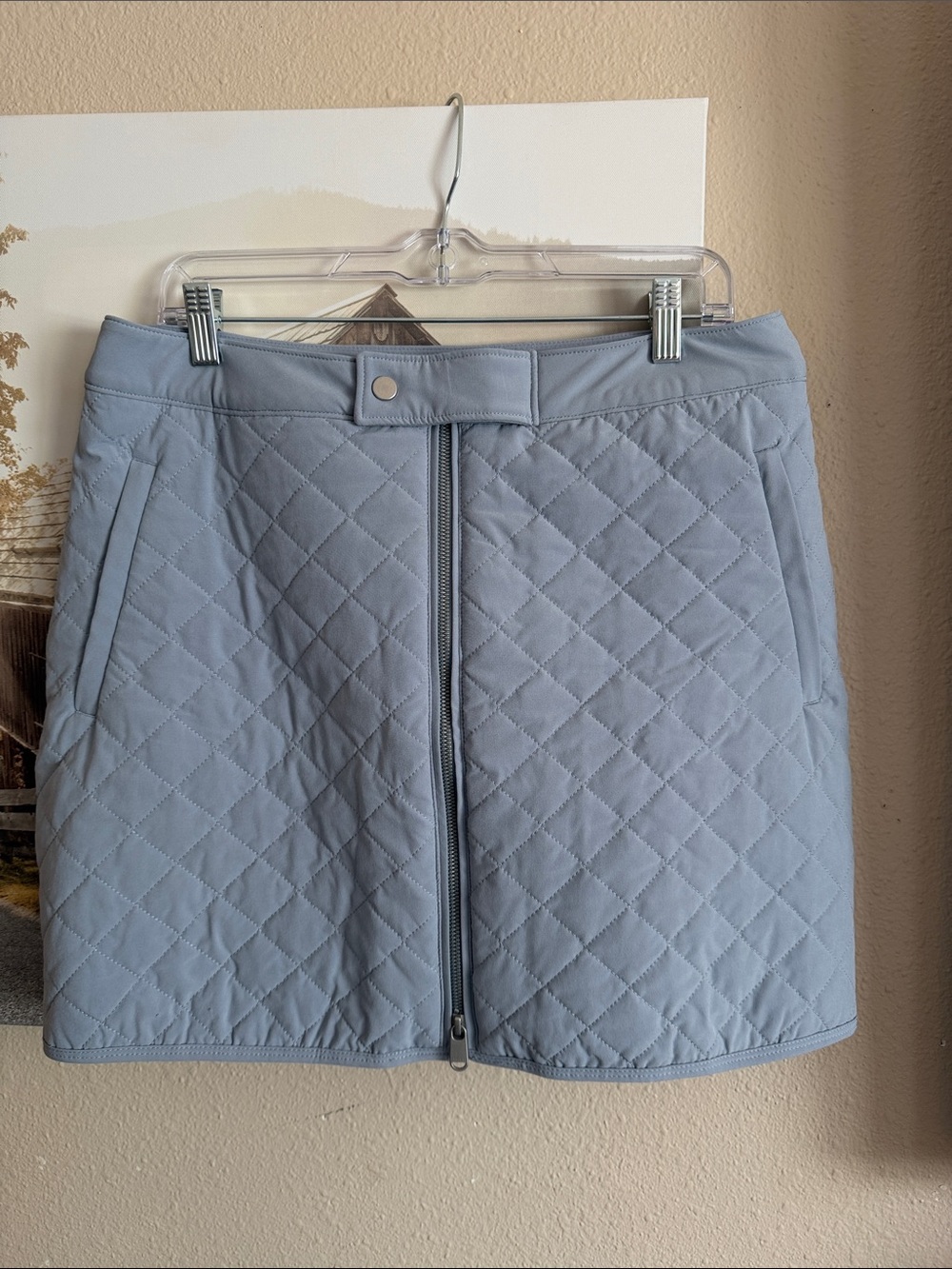 Athleta Après Ski quilted mini skirt